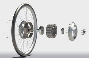 Roue de velo a recuperation d energie Velo route Cyclisme cyclosport courses pros et photos